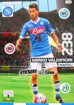 Sticker Mirko Valdifiori - Calciatori 2015-2016. Adrenalyn XL - Panini