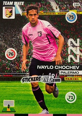 Sticker Ivaylo Chochev - Calciatori 2015-2016. Adrenalyn XL n. 188 - Panini