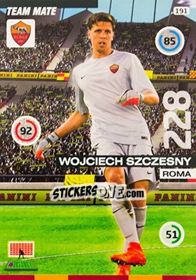 Sticker Wojciech Szczęsny - Calciatori 2015-2016. Adrenalyn XL n. 191 - Panini