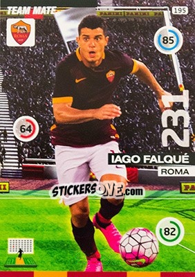 Figurina Iago Falque - Calciatori 2015-2016. Adrenalyn XL - Panini