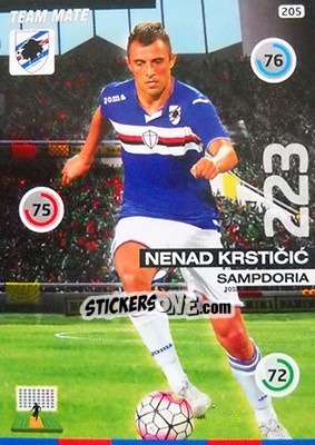 Sticker Nenad Krsticic - Calciatori 2015-2016. Adrenalyn XL - Panini