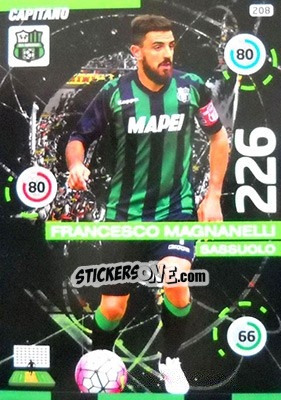 Sticker Gianluca Pegolo - Calciatori 2015-2016. Adrenalyn XL n. 208 - Panini