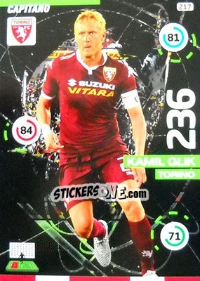 Sticker Kamil Glik - Calciatori 2015-2016. Adrenalyn XL - Panini