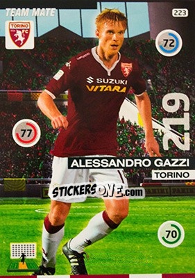 Cromo Alessandro Gazzi - Calciatori 2015-2016. Adrenalyn XL - Panini