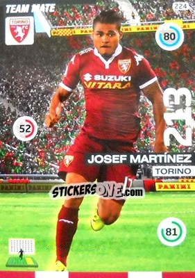 Sticker Josef Martínez - Calciatori 2015-2016. Adrenalyn XL n. 224 - Panini