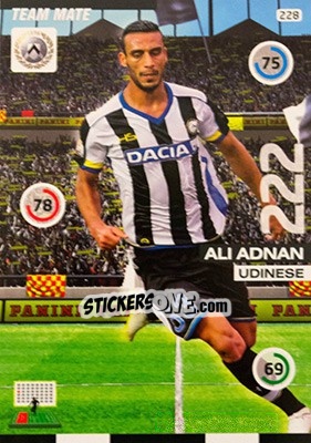 Sticker Ali Adnan - Calciatori 2015-2016. Adrenalyn XL n. 228 - Panini
