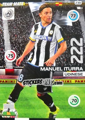 Sticker Manuel Iturra - Calciatori 2015-2016. Adrenalyn XL n. 230 - Panini