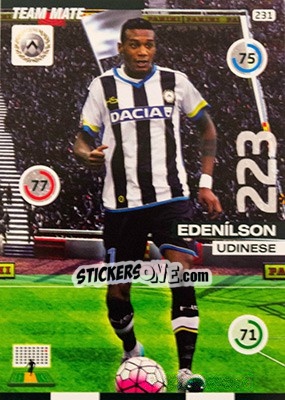 Sticker Edenílson - Calciatori 2015-2016. Adrenalyn XL n. 231 - Panini