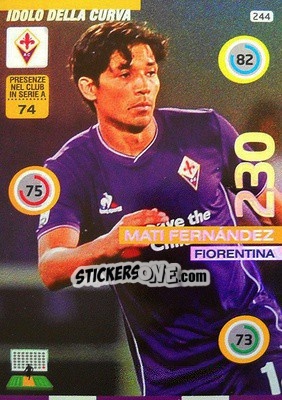 Sticker Matías Fernández - Calciatori 2015-2016. Adrenalyn XL n. 244 - Panini