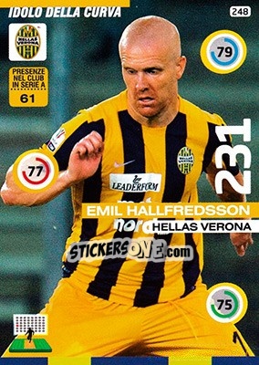 Sticker Emil Hallfreðsson - Calciatori 2015-2016. Adrenalyn XL - Panini