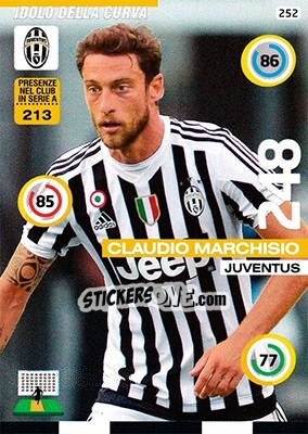 Sticker Claudio Marchisio - Calciatori 2015-2016. Adrenalyn XL - Panini