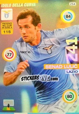 Sticker Senad Lulic - Calciatori 2015-2016. Adrenalyn XL n. 254 - Panini