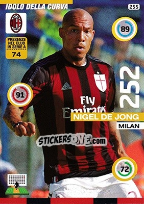 Sticker Nigel de Jong - Calciatori 2015-2016. Adrenalyn XL - Panini