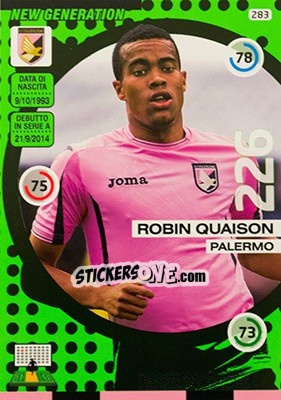 Sticker Robin Quaison - Calciatori 2015-2016. Adrenalyn XL - Panini