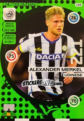 Sticker Alexander Merkel - Calciatori 2015-2016. Adrenalyn XL n. 288 - Panini