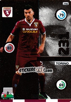 Sticker Cesare Bovo - Calciatori 2015-2016. Adrenalyn XL n. 296 - Panini