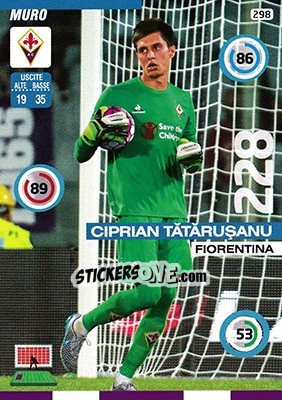 Sticker Ciprian Tătărușanu - Calciatori 2015-2016. Adrenalyn XL n. 298 - Panini