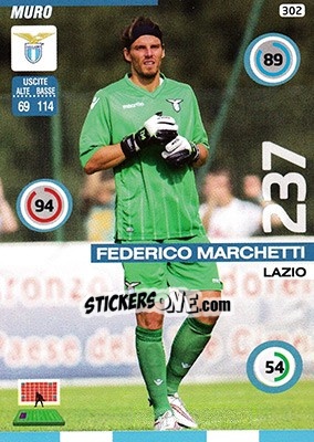 Sticker Federico Marchetti - Calciatori 2015-2016. Adrenalyn XL n. 302 - Panini