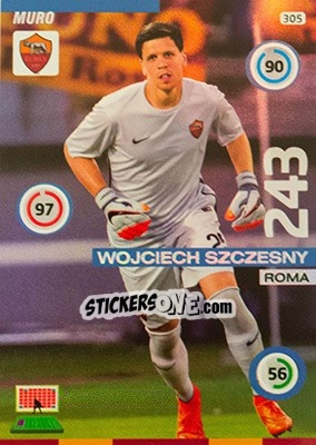 Sticker Wojciech Szczęsny - Calciatori 2015-2016. Adrenalyn XL n. 305 - Panini