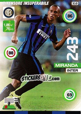 Sticker Miranda - Calciatori 2015-2016. Adrenalyn XL - Panini