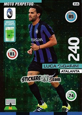 Sticker Luca Cigarini - Calciatori 2015-2016. Adrenalyn XL n. 316 - Panini