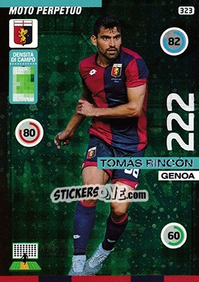 Sticker Tomás Rincón - Calciatori 2015-2016. Adrenalyn XL n. 323 - Panini