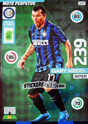 Sticker Gary Medel - Calciatori 2015-2016. Adrenalyn XL n. 325 - Panini