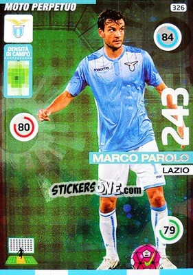 Sticker Marco Parolo - Calciatori 2015-2016. Adrenalyn XL n. 326 - Panini