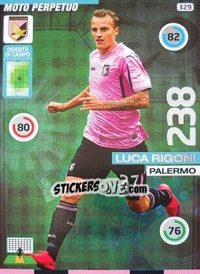 Sticker Luca Rigoni - Calciatori 2015-2016. Adrenalyn XL n. 329 - Panini