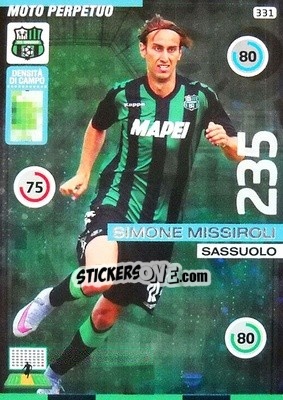 Sticker Simone Missiroli - Calciatori 2015-2016. Adrenalyn XL - Panini