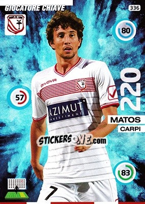 Sticker Matos - Calciatori 2015-2016. Adrenalyn XL n. 336 - Panini