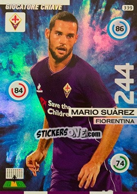 Sticker Mario Suárez - Calciatori 2015-2016. Adrenalyn XL n. 339 - Panini