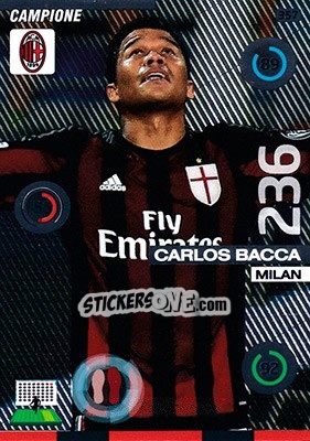 Sticker Carlos Bacca - Calciatori 2015-2016. Adrenalyn XL n. 357 - Panini