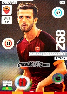 Sticker Miralem Pjanic - Calciatori 2015-2016. Adrenalyn XL n. 359 - Panini