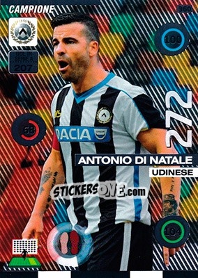 Sticker Antonio Di Natale - Calciatori 2015-2016. Adrenalyn XL n. 360 - Panini