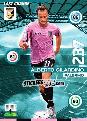 Sticker Alberto Gilardino - Calciatori 2015-2016. Adrenalyn XL n. LC-AG - Panini