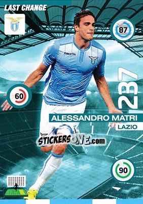 Sticker Alessandro Matri - Calciatori 2015-2016. Adrenalyn XL n. LC-AM - Panini