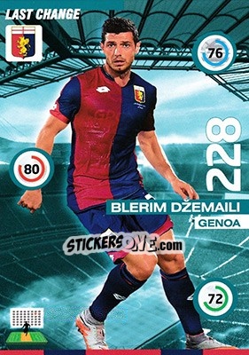 Sticker Blerim Džemaili - Calciatori 2015-2016. Adrenalyn XL n. LC-BD - Panini