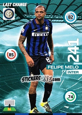Sticker Felipe Melo - Calciatori 2015-2016. Adrenalyn XL n. LC-FM - Panini