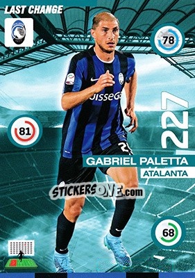 Sticker Gabriel Paletta - Calciatori 2015-2016. Adrenalyn XL n. LC-GP - Panini