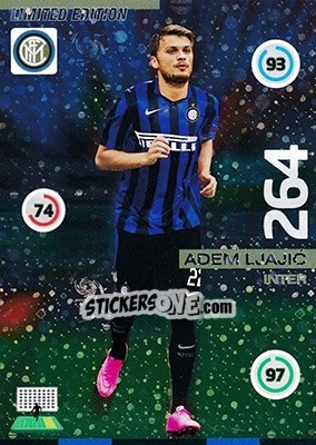 Sticker Adem Ljajic - Calciatori 2015-2016. Adrenalyn XL n. LE-AL - Panini