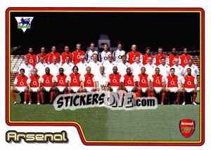 Sticker Team Photo - Premier League Inglese 2004-2005 n. 4 - Merlin