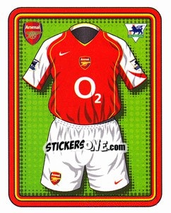 Sticker Home Kit - Premier League Inglese 2004-2005 n. 5 - Merlin