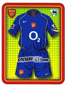 Sticker Away Kit - Premier League Inglese 2004-2005 n. 6 - Merlin
