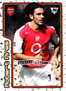 Sticker Robert Pires (Star Player) - Premier League Inglese 2004-2005 - Merlin