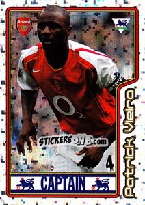 Sticker Patrick Vieira (Captain) - Premier League Inglese 2004-2005 - Merlin