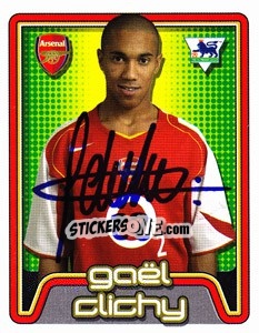 Sticker GaÑ‘l Clichy - Premier League Inglese 2004-2005 n. 12 - Merlin