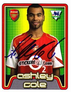 Cromo Ashley Cole - Premier League Inglese 2004-2005 - Merlin