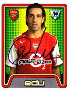 Sticker Edu - Premier League Inglese 2004-2005 n. 16 - Merlin