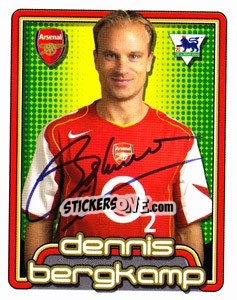 Sticker Dennis Bergkamp - Premier League Inglese 2004-2005 n. 23 - Merlin